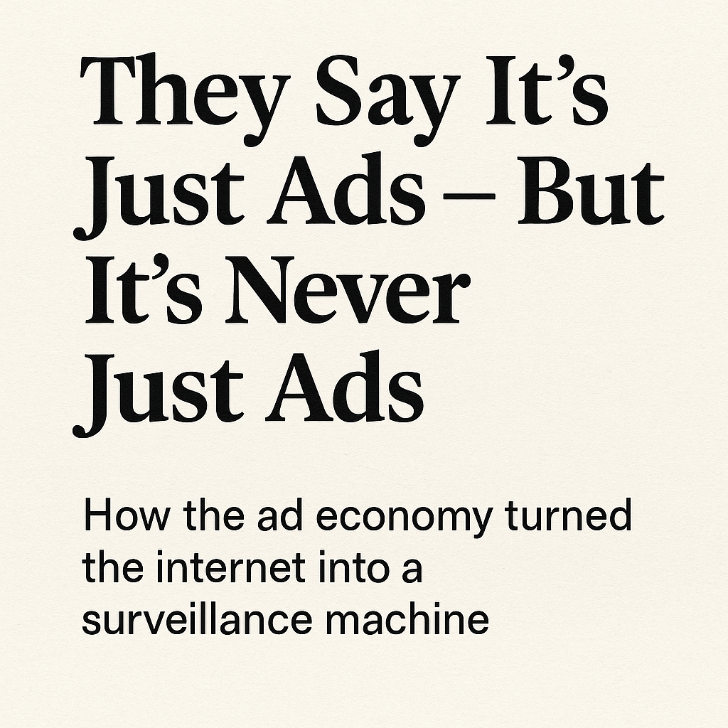 They Say It’s Just Ads – But It’s Never Just Ads