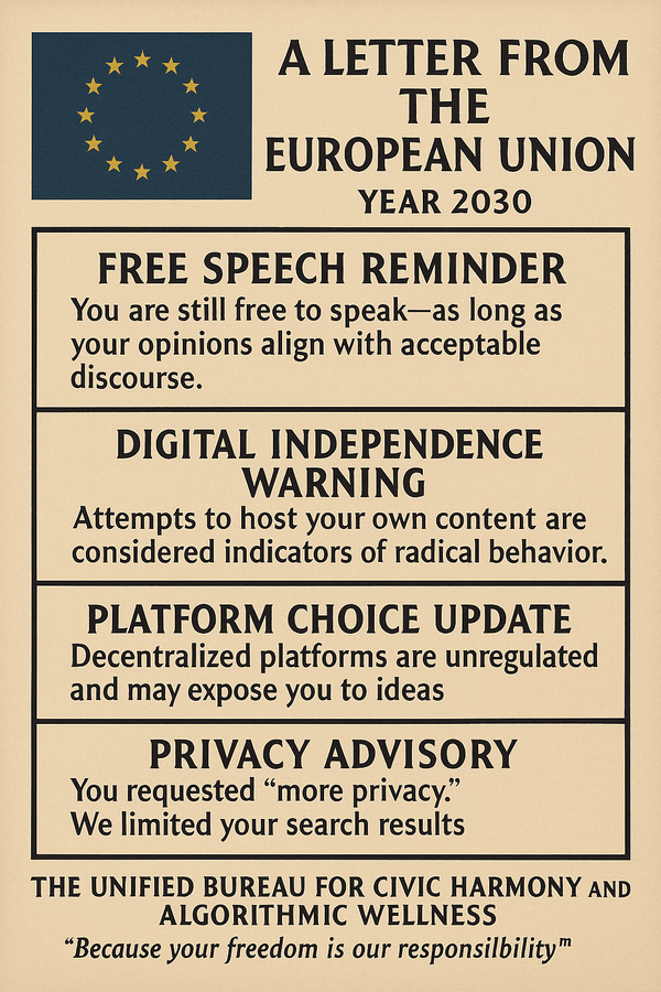 Dear Digitally Disobedient Citizen